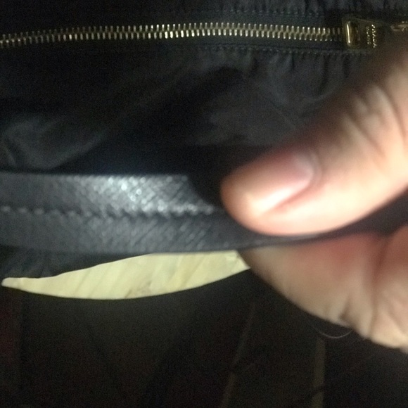 Authentic Prada Tessuto+Saffiano nero bag,EUC - Picture 3 of 9